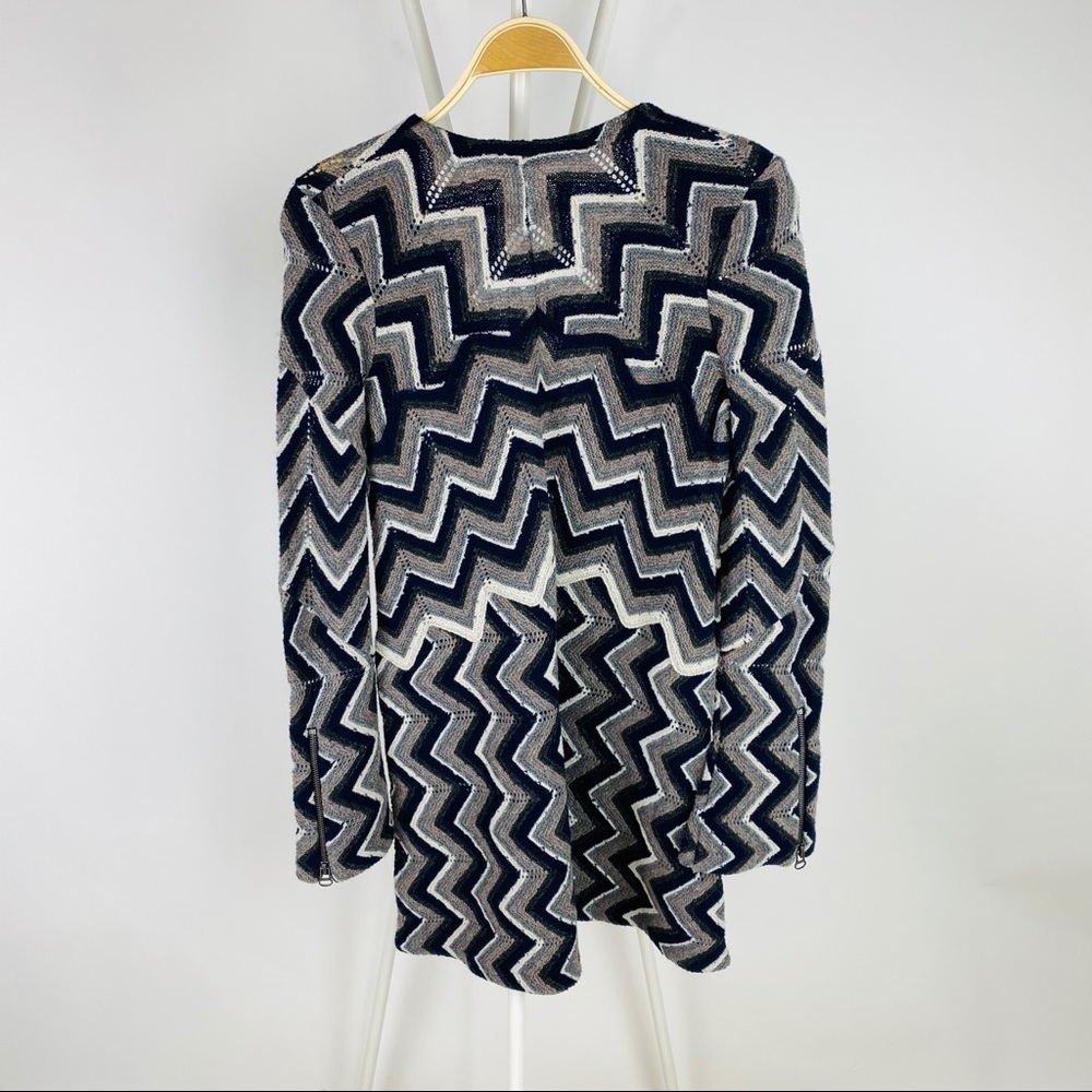 Free People Black Chevron Striped Sweater dress - Picture 10 of 10